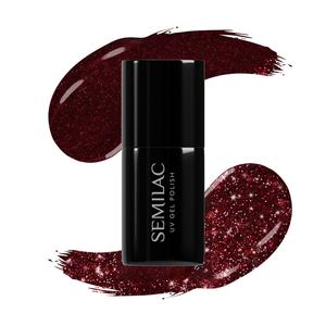 Semilac 393 Sparkling Black Cherry UV Gel Polish Discount Pices