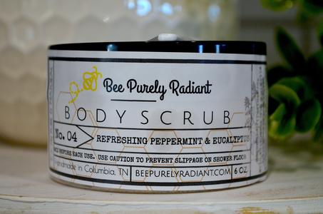 Refreshing Peppermint and Eucalyptus Body Scrub Outlet Countdown Package