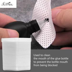 170pcs eyelash glue Remover Cotton Wipes UV Gel Nail Tips Polish Remover Cleaner Lint-Free Paper Pad eyelash make up Tools Amazon Sale Online