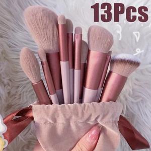 13pcs Makeup Brushes Cosmetic Full Set 3 Colors Soft Hair Female Make Up Tools Foundation Brush Eyeshadow Complete Kit Buy Cheap Authentic