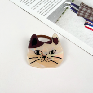 Cartoon Cat Hair Tie - Beige Cheap Sale Buy