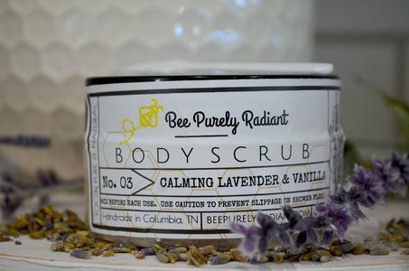 Calming Lavender & Vanilla Body Scrub Professional Cheap Pice