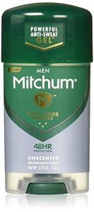 (Pack of 4) Mitchum Power Gel Anti-Perspirant Deodorant Unscented 2.25 oz (*Packaging may vary) Discount Professional