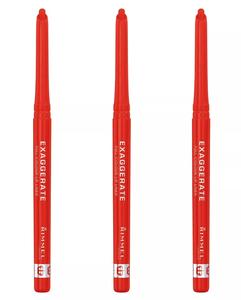 (3 Pack) Rimmel Exaggerate Lip Liner Pencil - CALL ME CRAZY #104 New For Sale Online