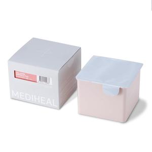 (Only Refill) Mediheal Collagen Ampoule Pad (100 Pads) - Cotton Facial Toner Pads for Skin Firming & Restore Elasticity - Vegan Eco Silk Pad View