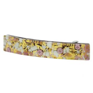 GlassOfVenice Murano Glass Venetian Reflections Hair Clip - Purple Gold For Sale Cheap Pice
