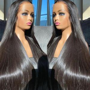 200% 250% High Density Straight Virgin Human Hair 6x5 13x4 13x6 HD Lace Front Wigs 2025 Newest Cheap Online