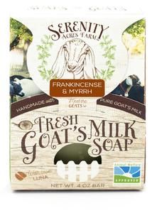 Goat's Milk Soap Frankincense & Myrrh Free Shipping Cost