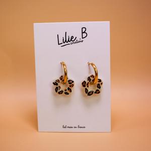 Pampilles Fleurs Leopard vanille For Cheap
