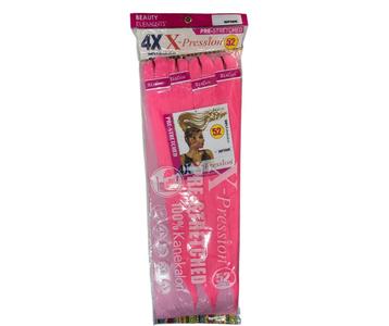 REALISTIC 4X X-PRESSION 52 INCH COLOR # NPINK (100% KANEKALON) Manchester Great Sale Cheap Pice