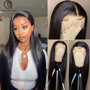 13*4 180% Lace Front Straight human hair T-shaped (AH5024) Wiki Cheap Pice
