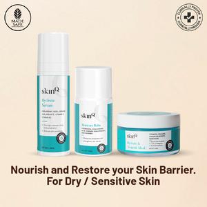 Dry Skin Care Combo | Gentle Dry Skincare Product Formula | Hydrate Serum, Hydrate & Nourish Mask, Moisture Balm Factory Outlet For Sale