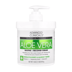 Advanced Clinicals Aloe Vera Soothe Recover Cream | Hydrating & Soothing 1lb Buy Cheap Best