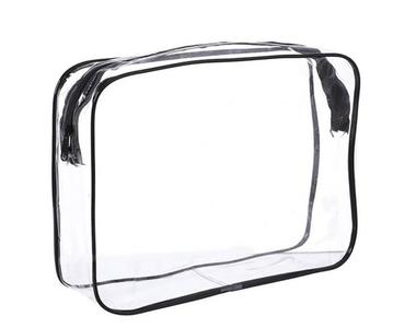 Black Edge Clear Make up bag - 24cm x 17cm Outlet Footlocker Finishline