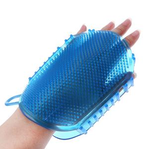 1Pcs Random color Soft Silicone Massage Scrub Gloves For Peeling Body Bath Brush Exfoliating Gloves Footbrush Body Brush Cheap Best Wholesale