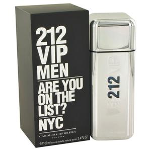 212 Vip by Carolina Herrera Eau De Toilette Spray 3.4 oz for Men Cheap Explore