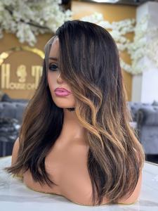 Bella 12"-16" Balayage 13x4 Natural Wave Front Lace wig Original Online