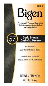 #57 Dark Brown Bigen Permanent Powder (12 Pack) Extremely Cheap Pice