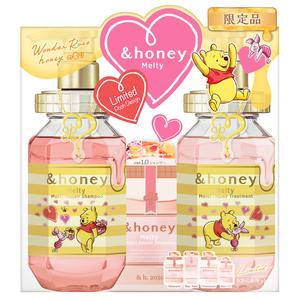 & HONEY Winnie the Pooh Limited Design 2023 & Honey Melty Moist Repair Limited Pair Set [Shampoo Body/Treatment Main Unit / 4step Travel Kit] Swell Care Cheapest Pice Cheap Online