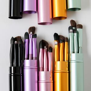 BBL 5pcs Travel Portable Mini Eye Makeup Brushes Set Smudge Eyeshadow Eyeliner Eyebrow Brush Lip Make Up Brush kit Professional Free Shipping Recommend