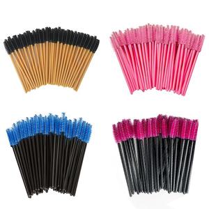 50Pcs Eyelash Brushes Makeup Brushes Disposable Mascara Wands Applicator Multicolors Eye Lashes Cosmetic Brush Makeup Tools Quality Free Shipping For Sale