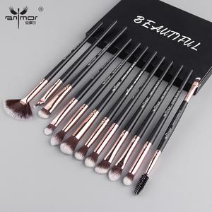 Anmor Makeup Brushes Set 3-12pcs/lot Eye Shadow Blending Eyeliner Eyelash Eyebrow Make up Brushes Professional Eyeshadow Brush Buy Cheap Footlocker