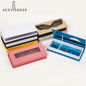 SEXYSHEEP 1-Pair Eyelash Box 3D mink eyelashes Packaging Multiple styles High quality material Lashes Box In China