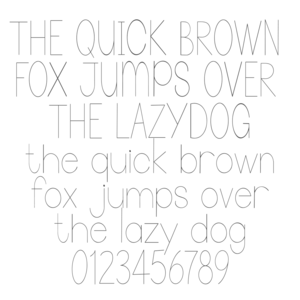BP_SKINNY FONT Perfect For Sale