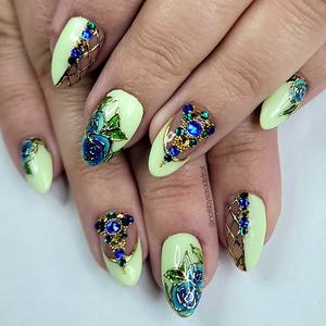 Black Design Foil Gel Sale Popular