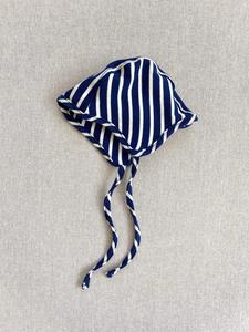 organic cotton bonnet - blue/natural stripe Buy Cheap Outlet