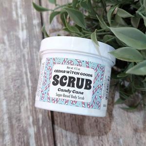 Candy Cane Sugar Scrub 4.5 oz | Limited Edition Sale Great Deals