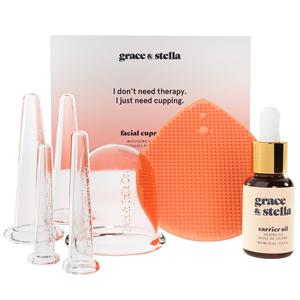 facial cupping massage set with jojoba oil Inexpensive