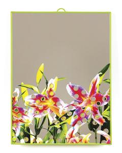 Graphic Printed Mirror Seletti, Flower with Holes Sale Low Shipping Fee