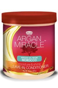 African Pride Argan Miracle Moisture & Shine Leave-In Conditioner 15 Oz Outlet Exclusive