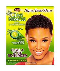 African Pride Olive Miracle Curls And Coils Texturizer - 400G Limited Edition Sale Online