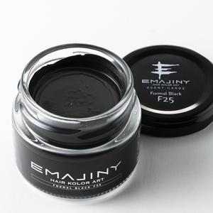 EMAJINY Formal Black Color Wax F25 Formal Black Color Wax, 1.2 oz (36 g), Made in Japan, Fragrance Free, 1 Day Black Rinse with Shampoo Limited Edition Online