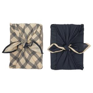 Gift wrap 2-pack - Petrolium/French grid Sale Get To Buy