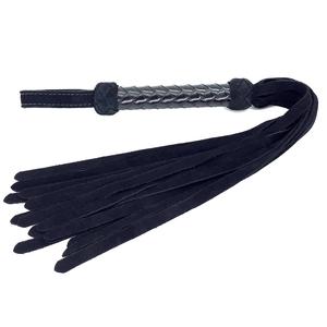 Classic Flogger<br>Black Suede Tails<br>Black Braided Footlocker Finishline Online