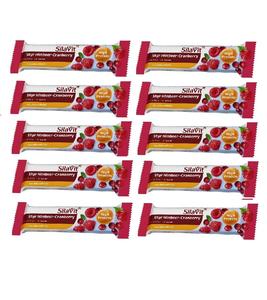10 Bars SilaVit Skyr Raspberry Cranberry Protein Bars - 420 g Outlet Finishline