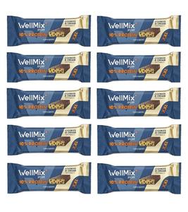10 Bars WellMix Sport 40% Protein Cookies & Cream XXL Energy Bars - 700 g Buy Cheap Many Kinds Of
