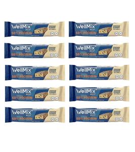 10 Bars WellMix Sport 50% Protein Cookie Dough Bars Energy Bars - 500 g Amazon Cheap Pice