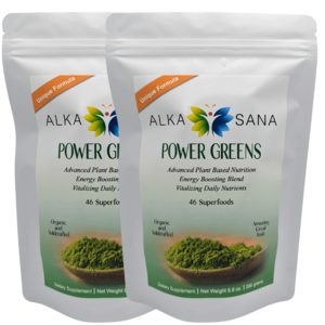 Alka Sana Power Greens - Eco Friendly Packages - 1.1 lbs - (17.6 oz, 500 grams) Outlet 100% Authentic