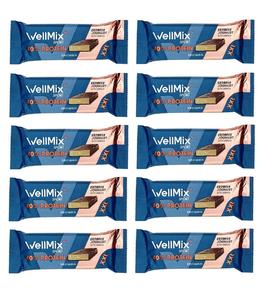 10 Bars WellMix Sport 40% Protein Strawberry Yogurt Energy Bars - 700 g How Much Online