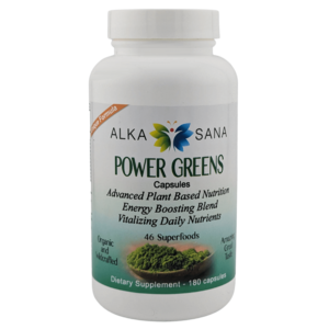 Alka Sana Power Greens Capsules - 180 count Free Shipping Fake