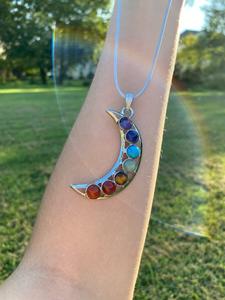 Chakra Moon Necklace Clearance Tumblr