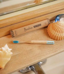 Bamboo Kids Toothbrush - Blue Sale Clearance
