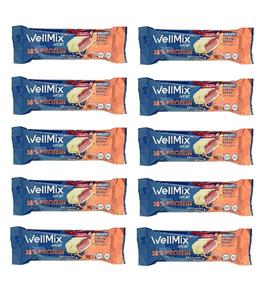 10 Bars WellMix Sport 38% Protein Deluxe Strawberrys Bars - 450 g Discount Cost