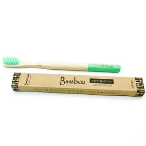 Bamboo Adult Toothbrush - Green In China Cheap Pice