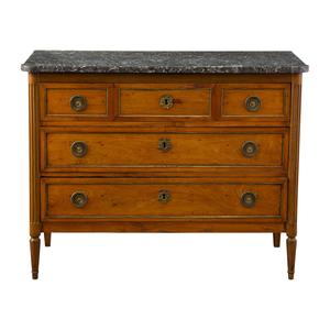 Directoire Walnut Commode with Belgium Marble Top Cheap Sale Pick A Best