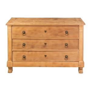 A Empire Three Drawer Commode in Sandblasted Cherry Low Pice Fee Shipping